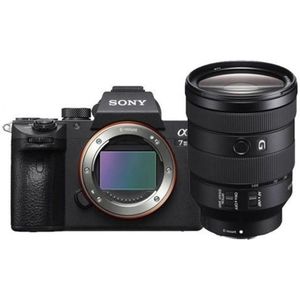 Sony Alpha 7 III Kit (24 - 105 mm, 24 Mpx, Volledig formaat), Camera, Zwart