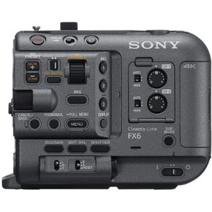 Sony ILME-FX6 - Videocamera - Zwart - Full-Frame CMOS Sensor - 4K Resolutie