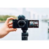 Sony ZV-1 II | Digitale vlogcamera – draaibaar display voor vlogging – groothoekzoomlens – 4K video – omnidirectionele microfoon