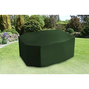 Bosmere C525 Beschermhoes voor tuintafel en stoelen, rechthoekige afdekking voor tuintafel en stoelen, lengte 215 cm, breedte 173 cm, hoogte 90 cm, 100% waterdicht, uv-bescherming, robuust 600D, 6 jaar garantie