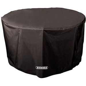 Bosmere Storm Black ronde beschermhoes voor tuintafel 4 tot 6 personen