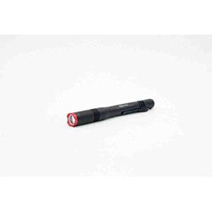 RS PRO Pen zaklamp LED zwart, rood in aluminium behuizing, 180 lm, 150 mm