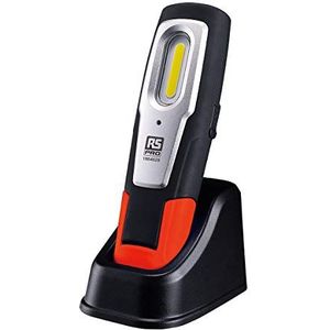 RS PRO Led-inspectielamp, 700 lm, IP54, stekker/stekker, USB-A aan/micro USB-B uit