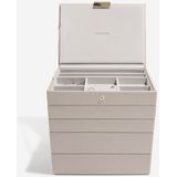 Stackers - Classic Medium Sieradendoosje - Taupe - Set van 5