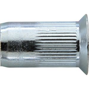 Gesipa - Blindklinkmoer - Staal - Verzinkkop (90°) - 100 Stuks