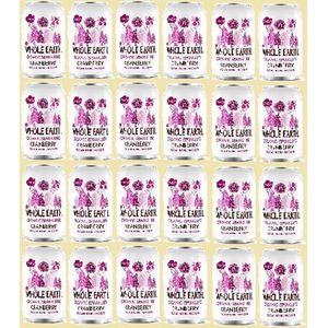 Whole Earth - Cranberry Soda - Frisdrank - Cranberry-Citroen - 330ml