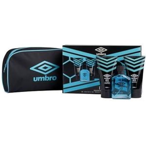 Umbro Ice Toiletry Bag, Edt 75ml, Shampoo & Cond 150 ml en douchegel 150 ml