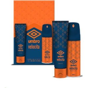 Umbro Velocita Body Spray 150ml And Body Wash 150ml