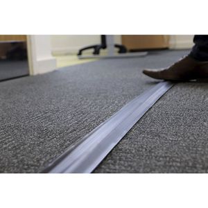 COBA Kabelbrug CABLEPRO, GP2, zwart, 1 kanaal, 30 x 10 mm, lengte 3 m