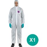 AlphaTec 1500/138 - Chemische Bescherming - Waterdichte Overall - Wit