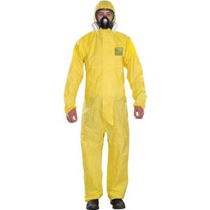AlphaTec® 2300/132 - Chemische bescherming,Waterdichte overall,2XL,Geel