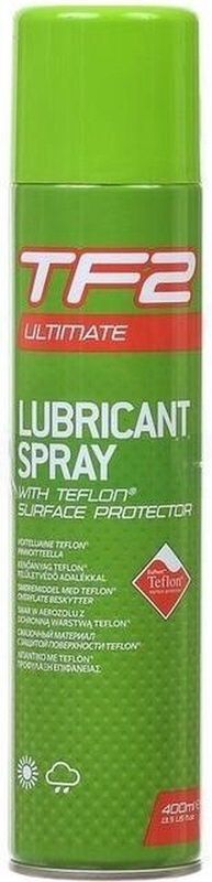 Weldtite - TF2 Multi-Use Smeermiddelspray - 400 ml - Voor Fietslagers en Aandrijflijnen