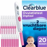 Clearblue Ovulatietest Set Digitaal - 1 digitale houder en 20 testen