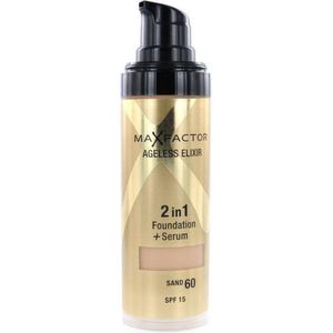 Max Factor Ageless Elixir 2-in-1 Foundation + Serum - 60 Sand