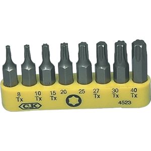 C. K. Ck-4523 8-delige Torx Bitset