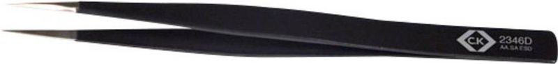 C.K T2346D Pincet ESD AA SA-ESD Spits, fijn 130 mm
