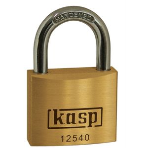 Kasp K12515D messing slot Premium, 15 mm, goud-/zilverkleurig