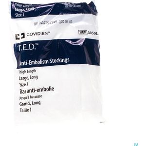 Ted - Dijkous 38560L - Lang - Wit - Anti-Embolie-Kous