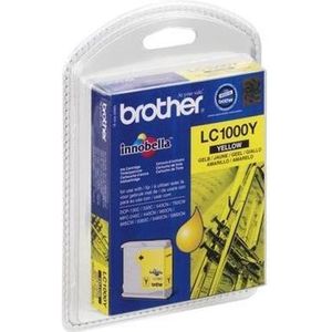 Brother LC-1000Y, Yellow Ink Cartridge inktcartridge Origineel Geel
