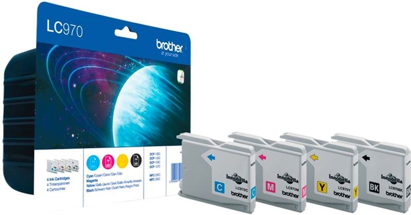 Brother Inktcartridge LC-970VALBP 4-kleuren Multipack