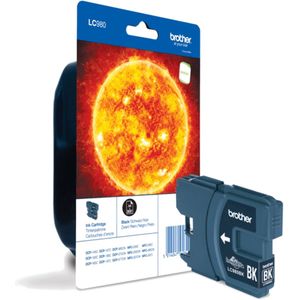 Brother LC980BKBP inktcartridge 1 stuk(s) Origineel Zwart