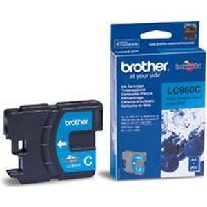 Brother LC980C inktcartridge 5 stuk(s) Origineel Cyaan