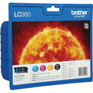 Brother LC-980VALBP multipack 4 inktcartridges (origineel)