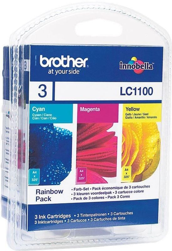 Brother Inktcartridge LC-1100RBWBP 3-kleuren Multipack