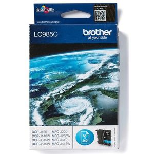 Brother LC985CBP inktcartridge 1 stuk(s) Origineel Cyaan