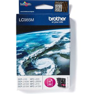 Brother - LC-985MBP - Inktcartrige - Magenta - Origineel - Inkjet