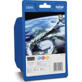 Brother - LC985RBWBP Inktpatroon MultiPack CMY - 260 pagina's - PU=3