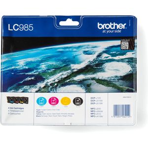 Brother LC-985BK - Inkcartridges Cyaan / Magenta / Geel / Zwart