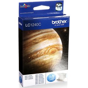 Brother - LC-1240 - Inktcartridge - Cyaan - Capaciteit ± 600 Pagina's