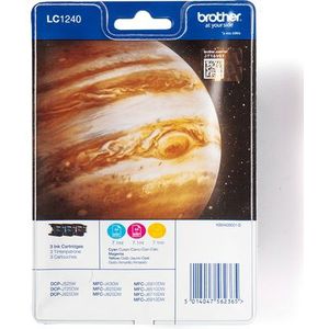 Original Ink Cartridge Brother LC 1240 Tricolour Yellow Cyan