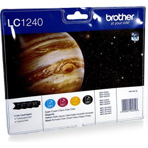 Brother LC 1240VALBP Inktcartridge / Zwart / Cyaan / Magenta / Geel