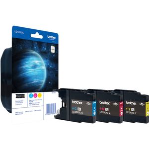 Brother Hoge Opbrengst Inktcartridge Pakket: Cyaan / Magenta / Geel