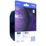 Brother Inktcartridge LC-1220 Origineel Combipack Cyaan, Magenta, Geel LC1220RBWBPDR