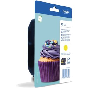 Brother LC123YBP inktcartridge 1 stuk(s) Origineel Geel