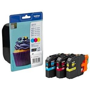Brother LC-123 Rainbow-pack kleur (LC123RBWBP) - Inktcartridge - Origineel Hoge Capaciteit