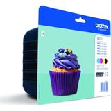 Brother - LC-123 - Cartridges Combo Pack - Kleur en Zwart-Wit