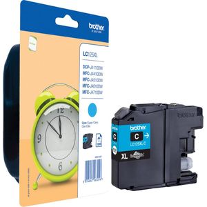 Brother LC-125XLCBP - Inktcartridge / Cyaan / Hoge Capaciteit