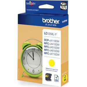Brother LC-125XLY inktcartridge geel hoge capaciteit (origineel)