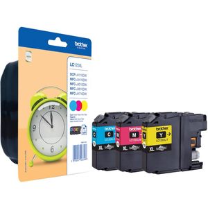 Brother LC-125XL Inktcartridges - Geel Cyaan Magenta