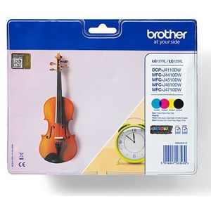 Brother LC-127XLVALBPDR inktcartridge 4 stuk(s) Origineel Zwart, Cyaan, Magenta, Geel