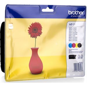Original Brother LC121VALBP Tintenpatrone MultiPack