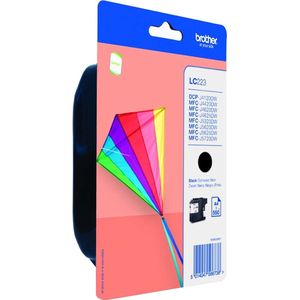 Brother - LC223BKBP - Inktcartridge - Zwart - Origineel - Blisterverpakking