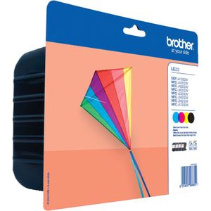 Brother LC-223 Multipack zwart en kleur (LC223VALBP) - Inktcartridge - Origineel