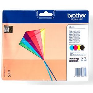 Brother LC-223 Multipack - Cartridges - Zwart, Cyaan, Magenta, Geel