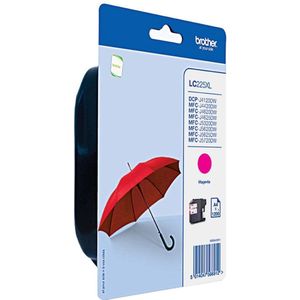 Brother LC225XLMBP - Hohe Ergiebigkeit - Magenta - original - Tintenpatrone