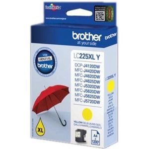 Brother LC225XLYBP inktcartridge 1 stuk(s) Origineel Geel
